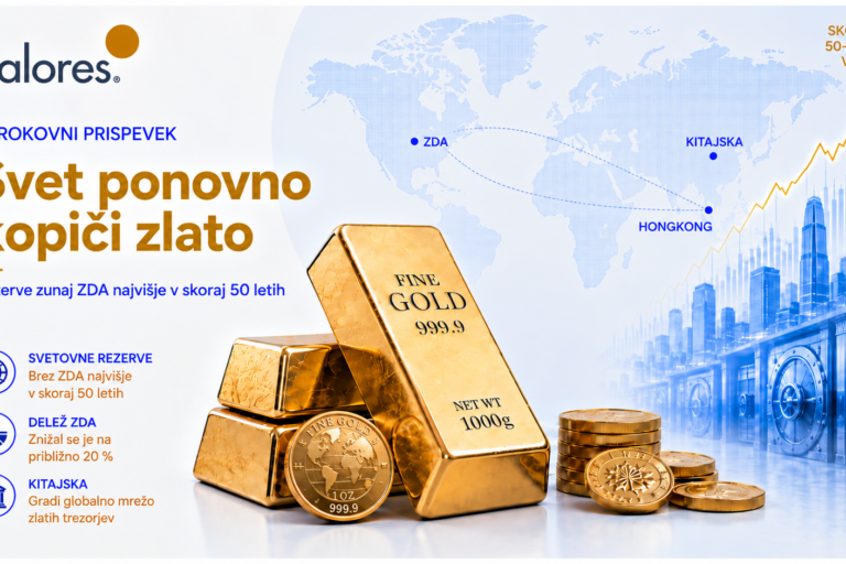 svet ponovno kopiči zlato